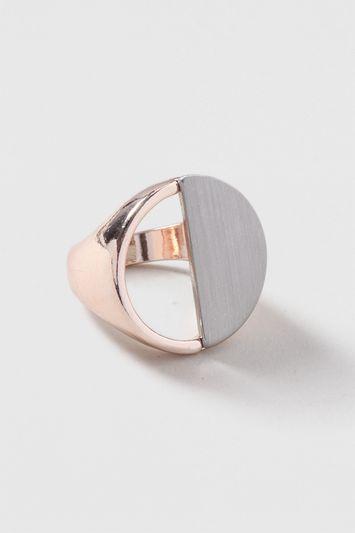 Topshop Clean Half Circle Ring