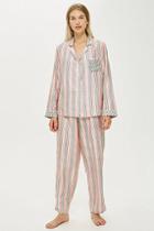 Topshop Key To Freedom Stripe Pyjama Trousers