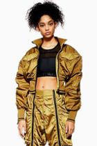 Topshop Military Corset Bomber Jacket By Ivy Park