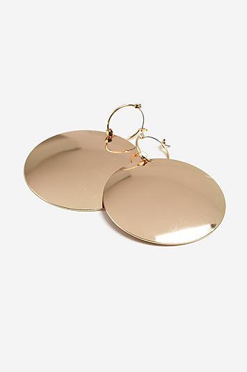 Topshop *disc Drop Earrings
