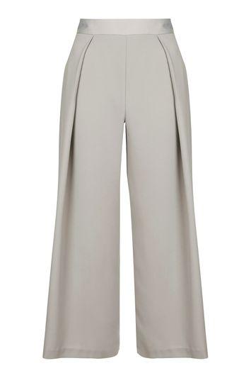 Topshop Cropped Wide Leg Trouser