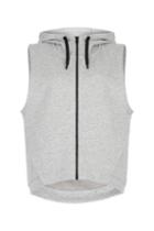 Topshop Logo Quilted Zip Through Hoodie By Ivy Park