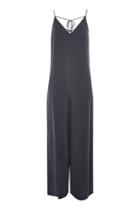 Topshop Tall Tie Back Jumpsuit