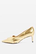 Topshop Joy Bow Detail Mid Heel Shoes