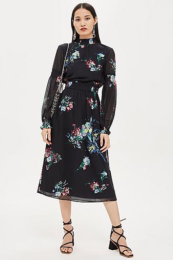 Topshop Placement Sequin Dress
