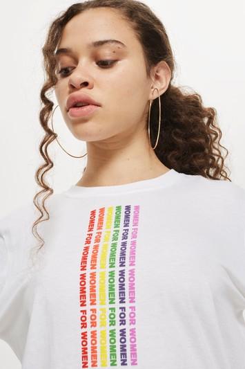 Topshop 'women For Women' Slogan T-shirt