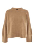 Topshop Petite Moss Stitch Boxy Sweater