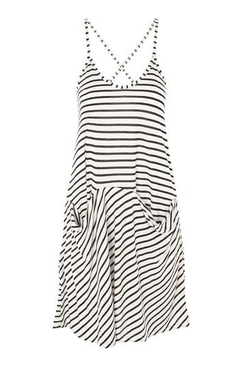 Topshop Stripe Pocket Sundress