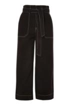 Topshop Stab Stitch Wide Leg Trousers