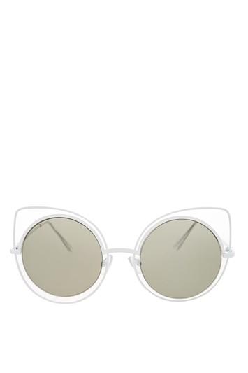 Topshop Magnus Wire Kitty Sunglasses