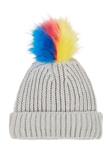 Topshop Multi Pom Beanie