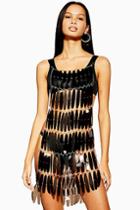 Topshop Festival Black Smoke Tpu Dress