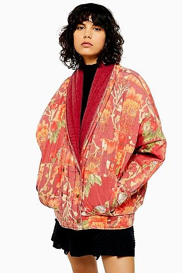 Topshop Idol Reversible Quilted Jacket