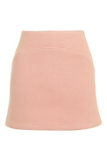 Topshop Punch Textured Pelmet Skirt