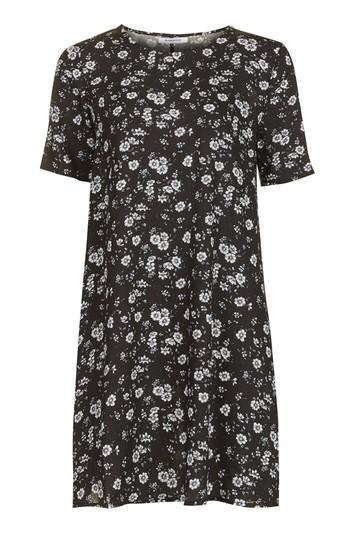 Topshop *floral T-shirt Dress By Glamorous