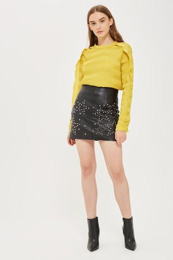 Topshop Diana Ruffle Blouse By Y.a.s