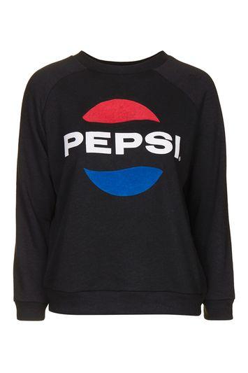 Topshop Petite Pepsi Sweatshirt By Tee And Cake