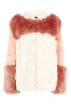 Topshop Colour Block Faux Fur Coat By Story Of Lola