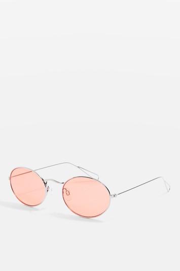 Topshop Oval Sunglasses
