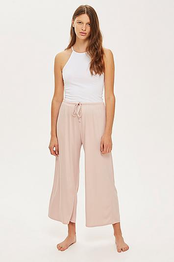 Topshop Soft Mini Ribbed Trousers