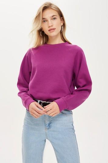 Topshop Flatlock Sweatshirt