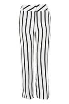 Topshop Petite Humbug Stripe Wide Leg Trousers