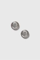 Topshop Metallic Centre Circle Stud Earrings