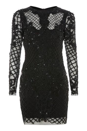 Topshop *embellished Mini Bodycon Dress By Starry Eyed