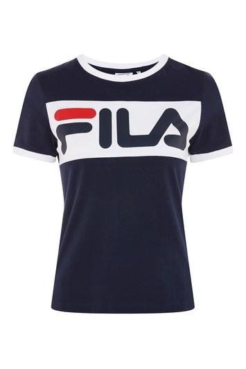 Topshop Exclusive Logo T-shirt By Fila