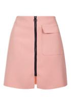 Topshop Crepe Patch Pocket Skirt
