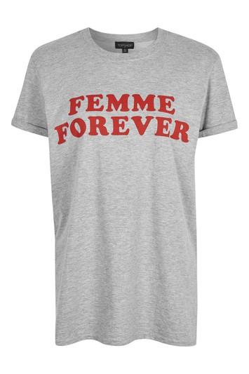 Topshop Petite Femme Forever T-shirt