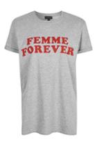 Topshop Petite Femme Forever T-shirt