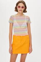 Topshop Pastel Rainbow T-shirt