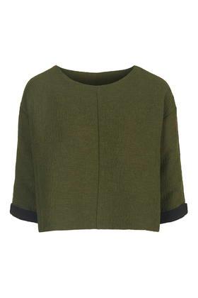 Topshop Premium Textured Sweatshirt