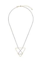 Topshop Triangle Cut-out Necklace