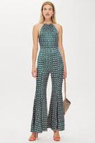Topshop Geo Print Jumpsuit