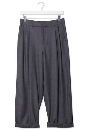 Topshop Checked Mensy Wool Pants By Boutique