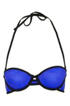 Topshop Contrast Balconette Bikini Top
