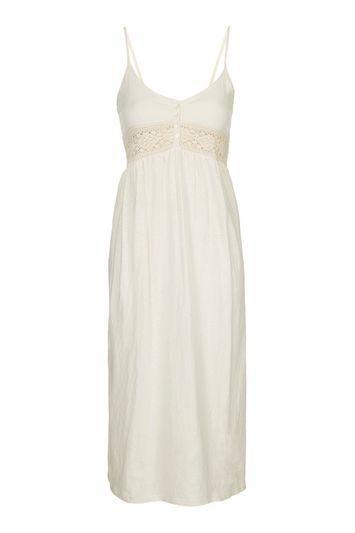 Topshop Crochet Tie-back Sundress