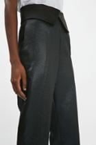 Topshop Metallic Tux Trousers By Boutique