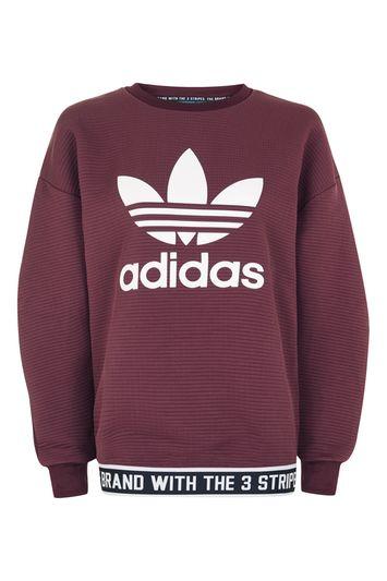 Topshop Trefoil Sweatshirt By Adidas
