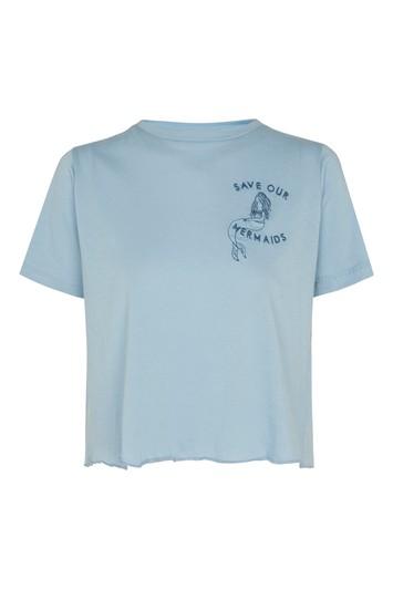 Topshop Mermaid Crop T-shirt By Tee & Cake