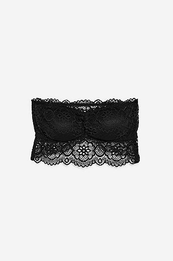 Topshop Floral Lace Bandeau