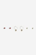 Topshop 3 Pack Heart Themed Earrings
