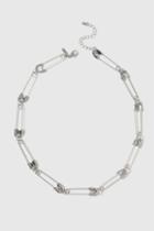 Topshop Safety Pin Collar Necklace