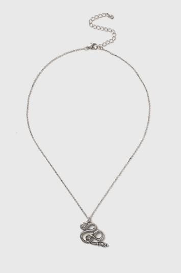 Topshop Snake Shape Pendant Necklace