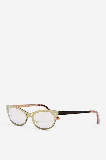 Topshop Pearl Cats Eye Frame Sunglasses