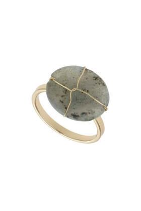 Topshop Wire Wrap Semi Precious Ring