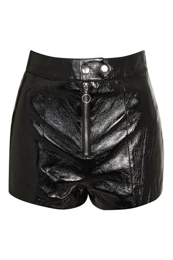 Topshop Vinyl Tab Shorts