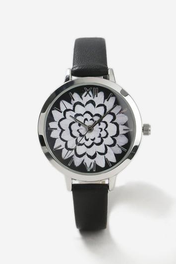 Topshop Flower Detail Watch